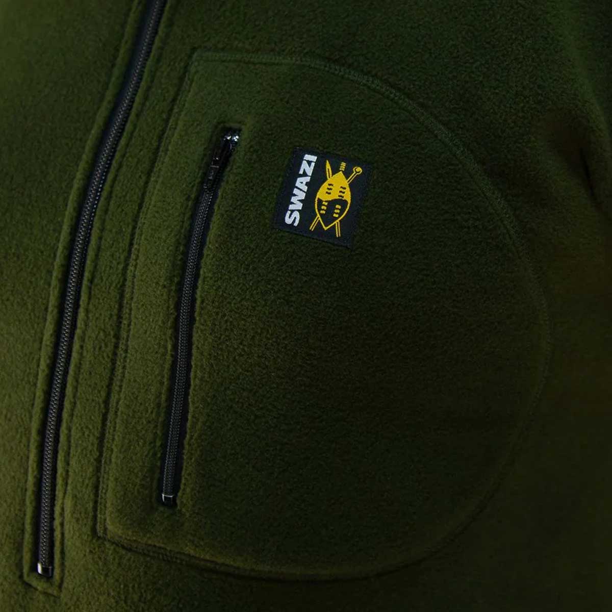 SWAZI The Hood Fleece - Mens - Olive