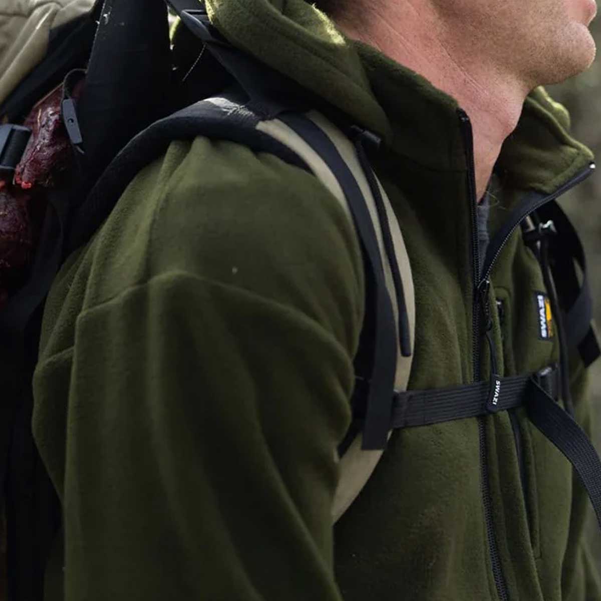 SWAZI The Hood Fleece - Mens - Olive