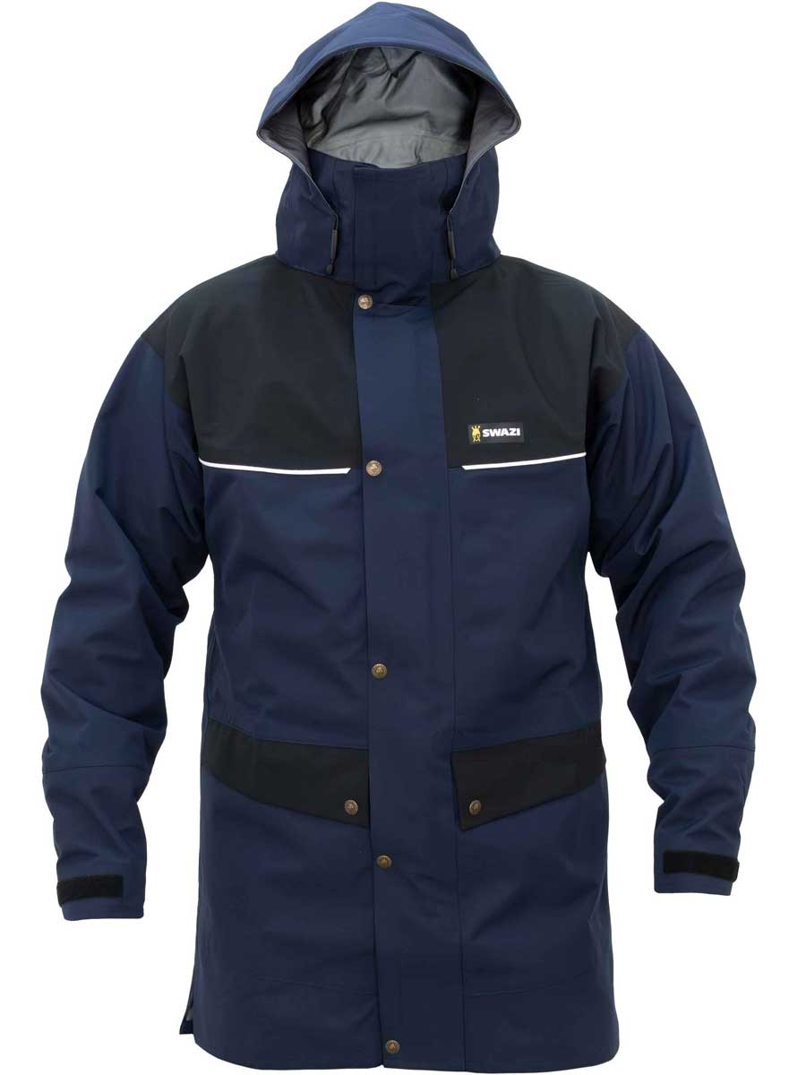 SWAZI Torrent Waterproof Jacket - Mens - Navy / Black
