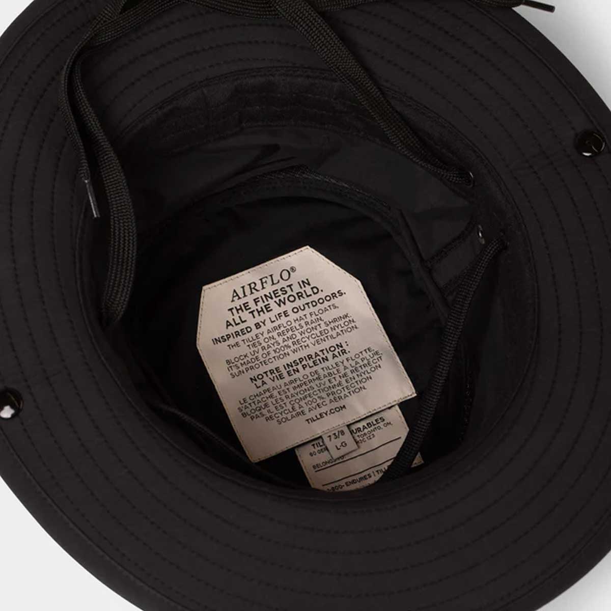 TILLEY LTM3 AIRFLO Snap Sided Hat - Black