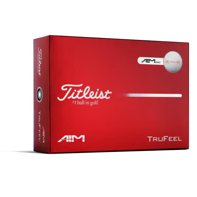 TITLEIST TruFeel Aim360 Golf Balls - White / Dozen