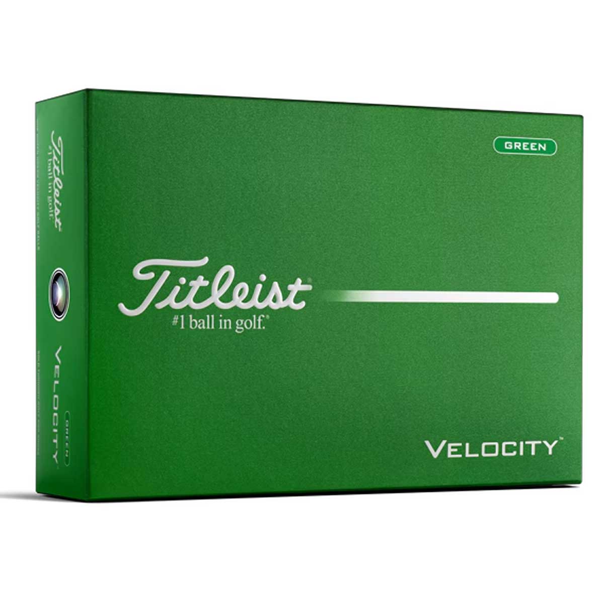 TITLEIST Velocity Golf Balls - Green / Dozen