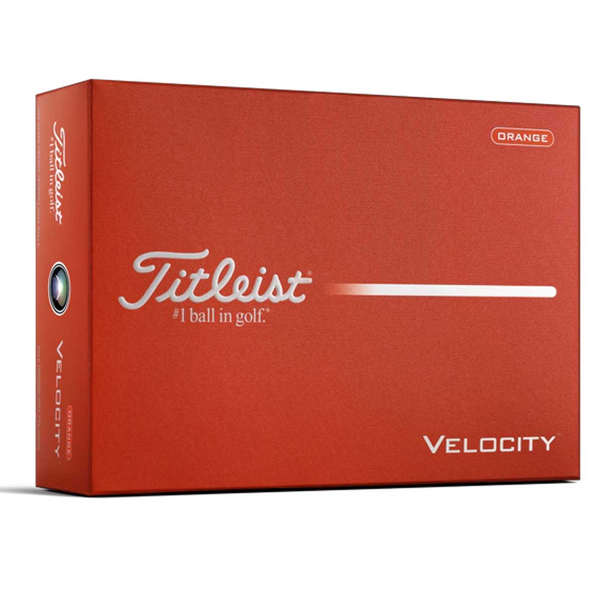 TITLEIST Velocity Golf Balls - Orange / Dozen