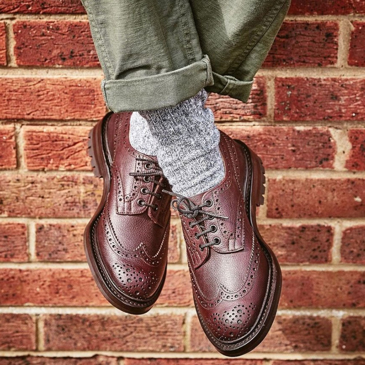 TRICKER'S Ilkley Shoes - Mens - Brown Zug Grain Tricker's