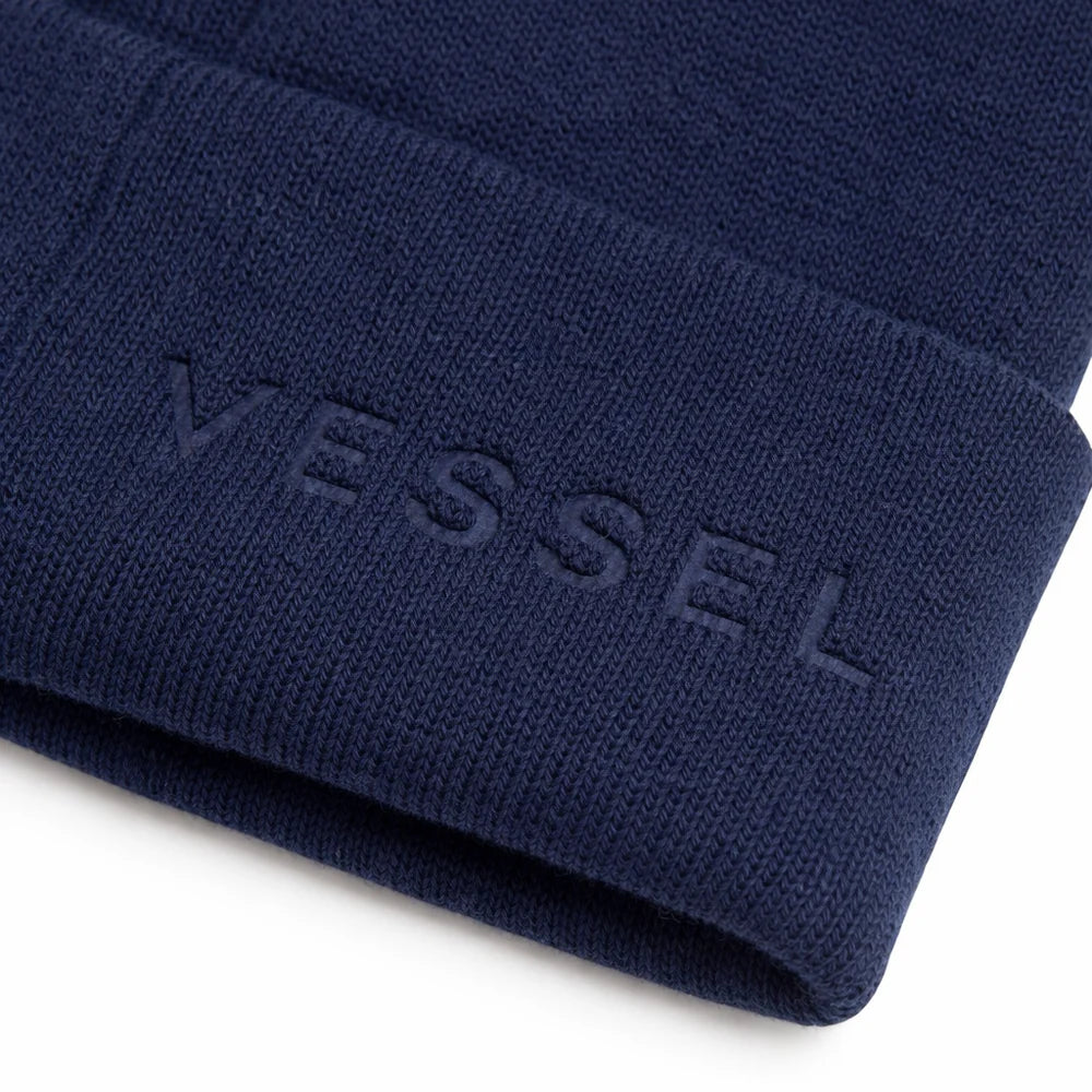 VESSEL Beanie Hat – Navy
