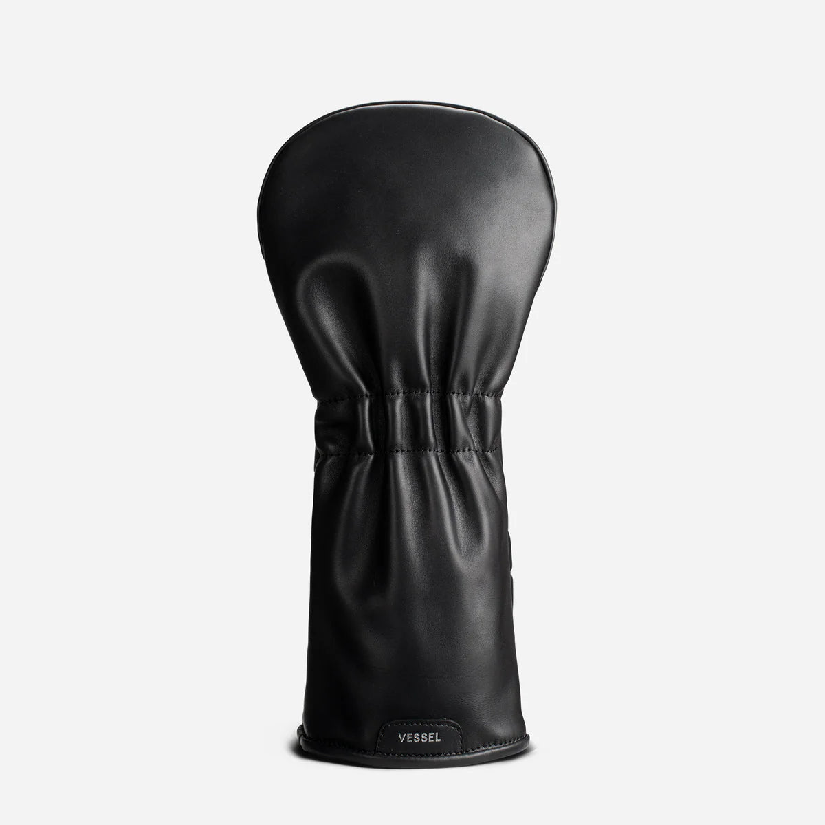 VESSEL Geometric Premium Golf Club Headcover – Genuine Leather – Black