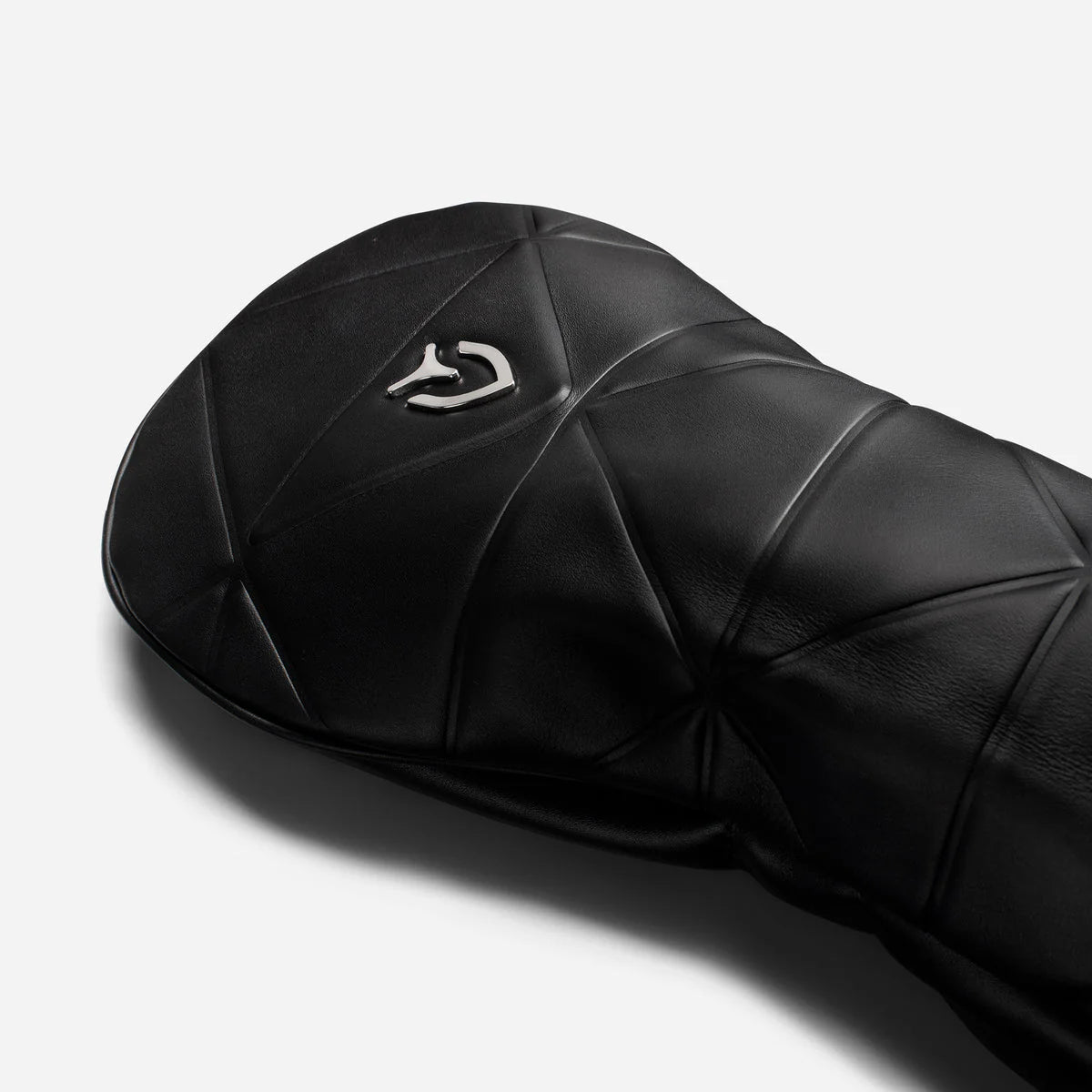 VESSEL Geometric Premium Golf Club Headcover – Genuine Leather – Black