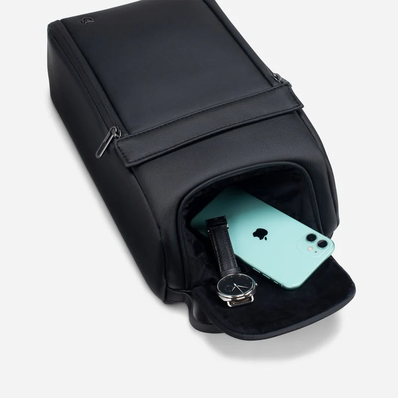 VESSEL Greenside Shag Bag - Pebbled Black