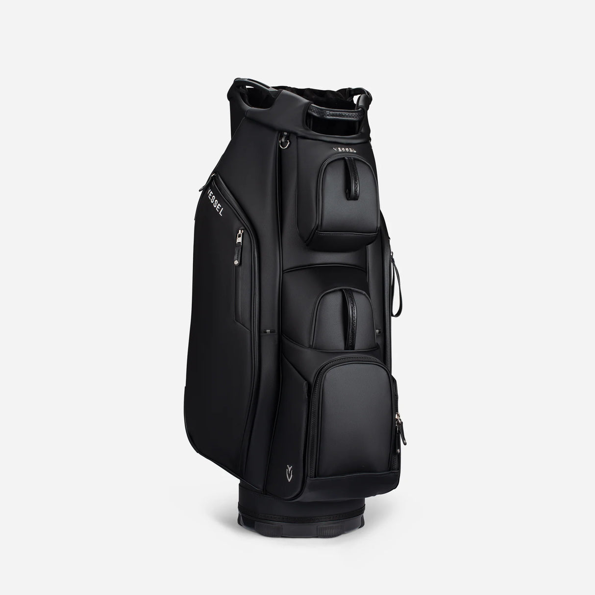 VESSEL Lux Cart II Golf Bag - Pebbled Black