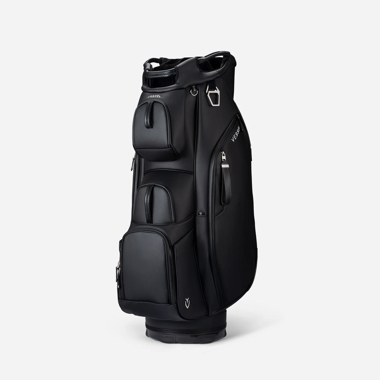 VESSEL Lux Cart II Golf Bag - Pebbled Black
