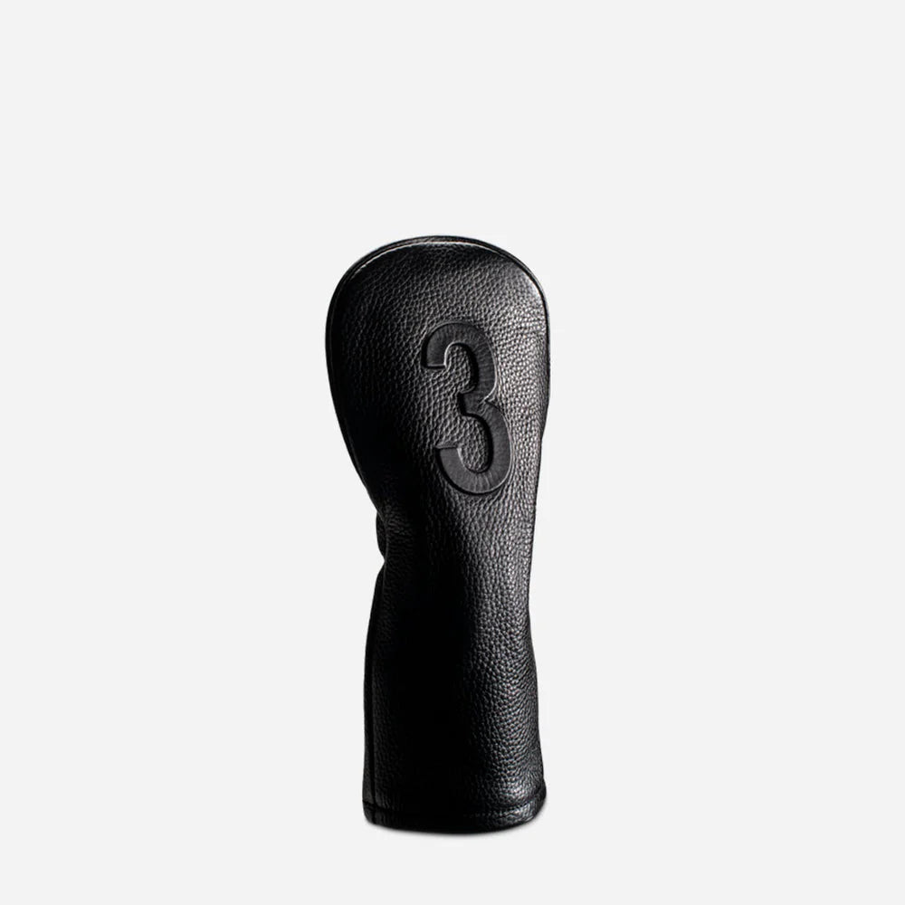 VESSEL Lux Embossé Premium Golf Club Headcover - Black
