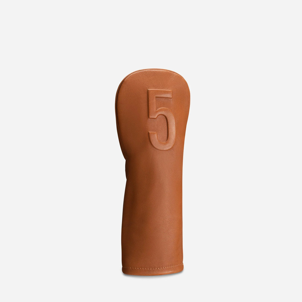 VESSEL Lux Embossé Premium Golf Club Headcover - Smooth Brown
