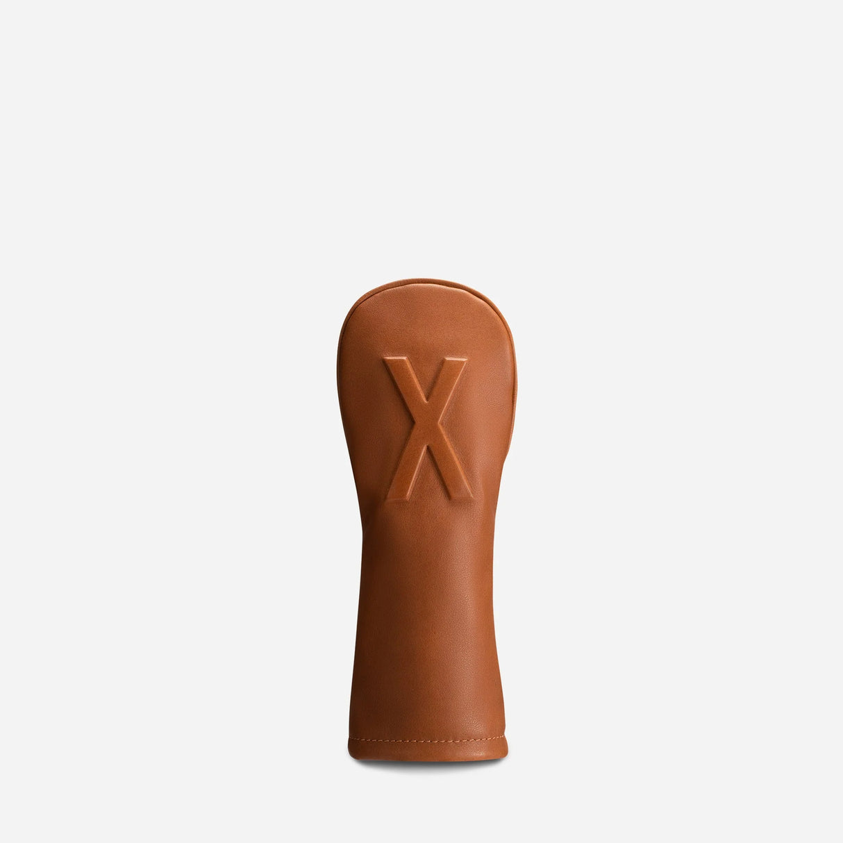 VESSEL Lux Embossé Premium Golf Club Headcover - Smooth Brown