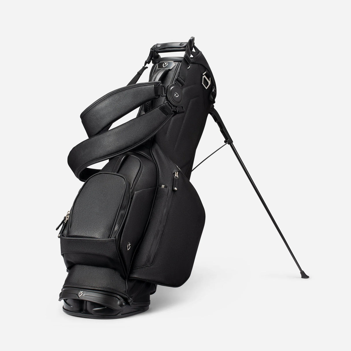 VESSEL Lux Looper Stand Golf Bag - Crosshatch Black