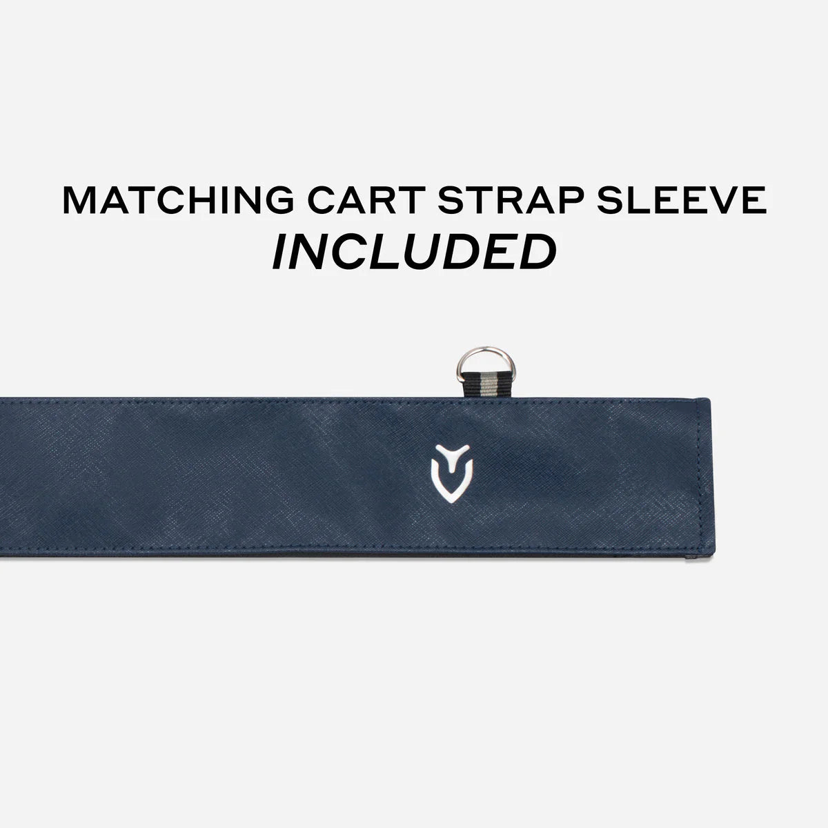 VESSEL Lux Looper Stand Golf Bag - Crosshatch Navy