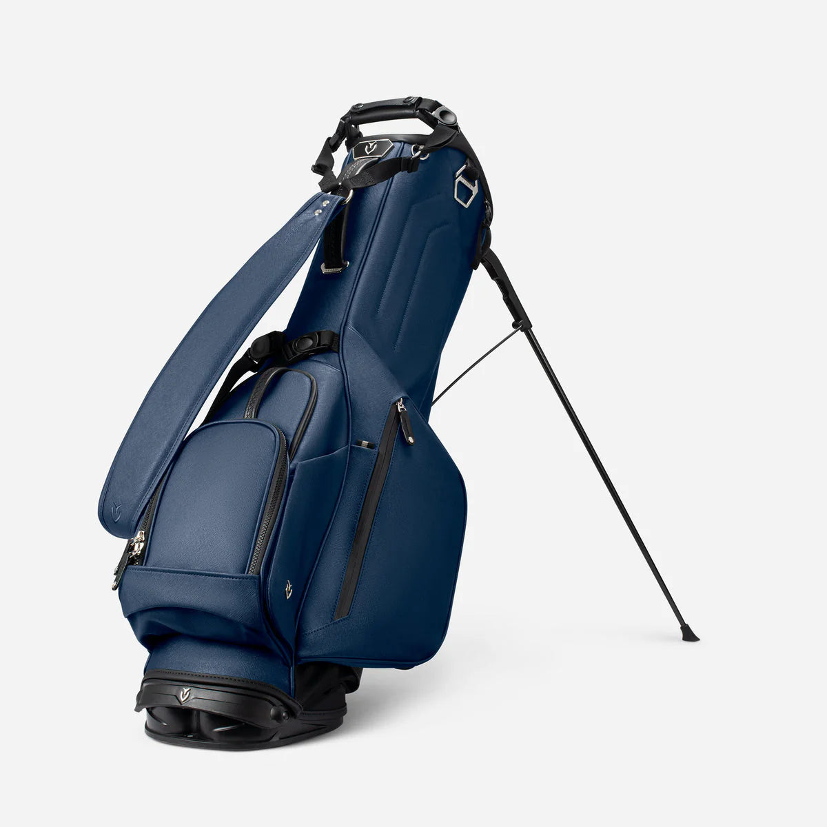 VESSEL Lux Looper Stand Golf Bag - Crosshatch Navy
