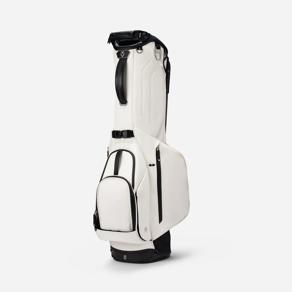 VESSEL Lux Looper Stand Golf Bag - Crosshatch White