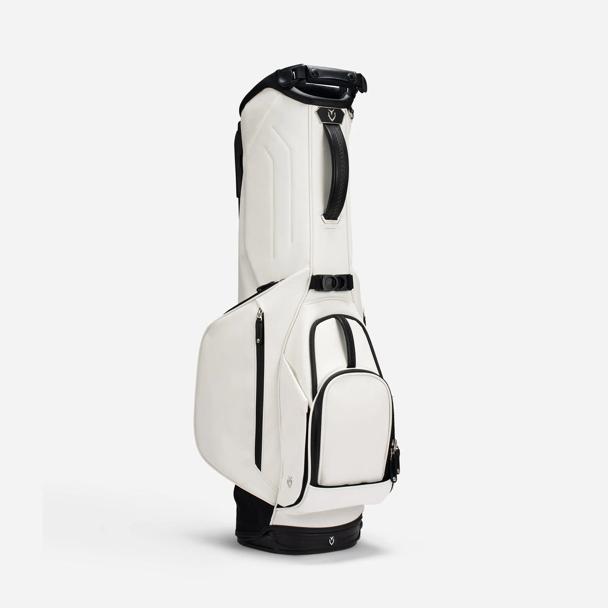VESSEL Lux Looper Stand Golf Bag - Crosshatch White