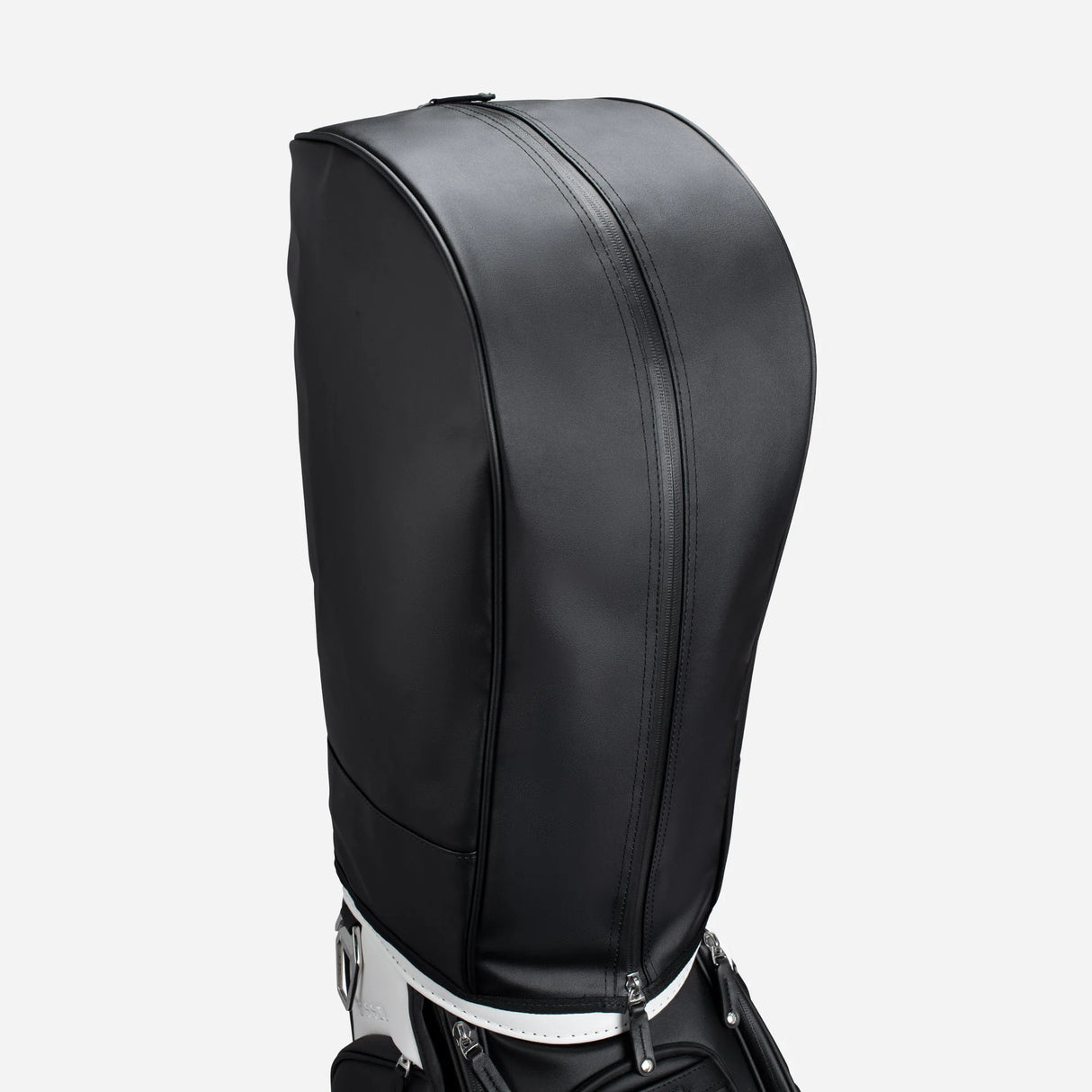 VESSEL Lux Prime Cart Golf Bag - Tour Styling Luxury Performance - White/Black