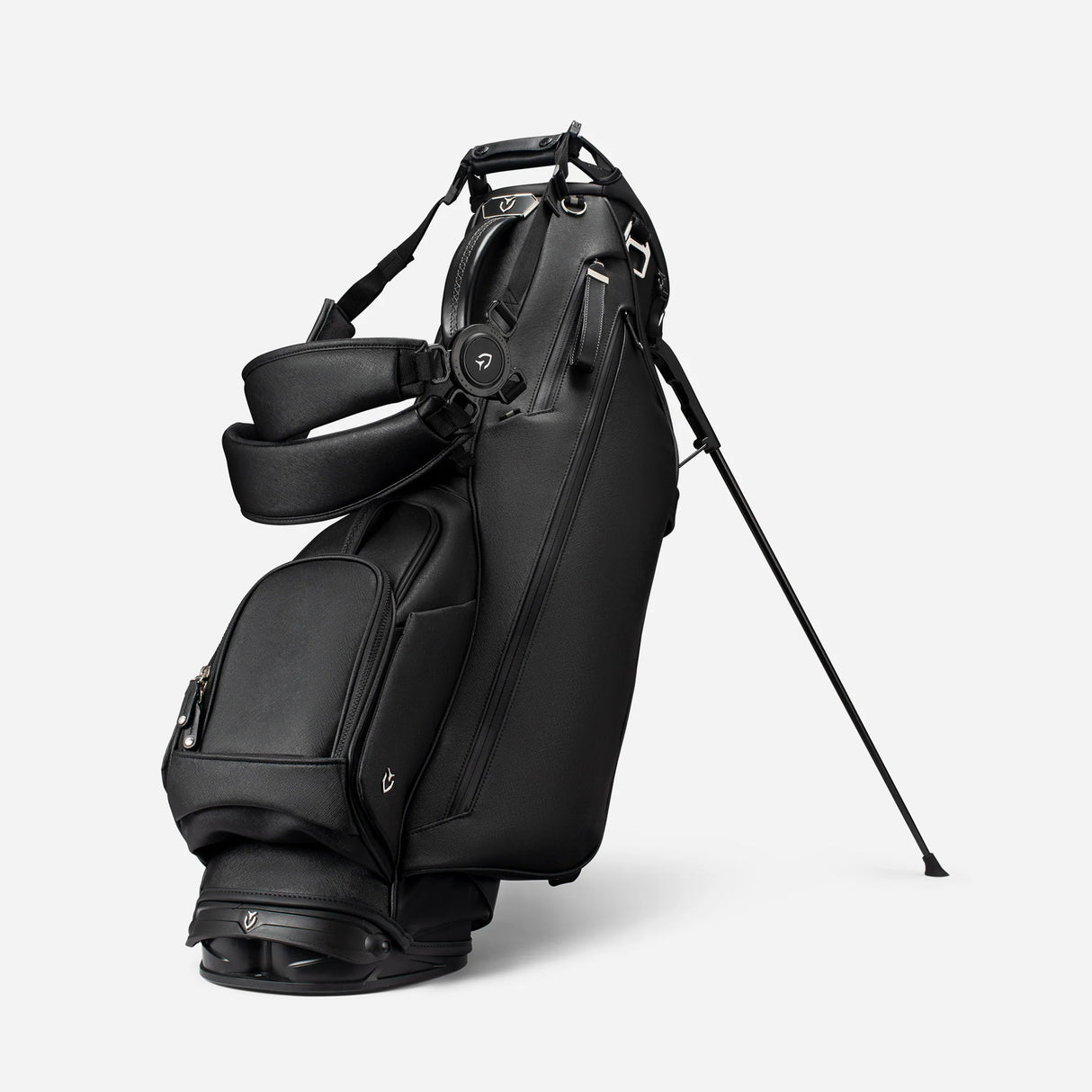 VESSEL Lux Stand Golf Bag - Crosshatch Black