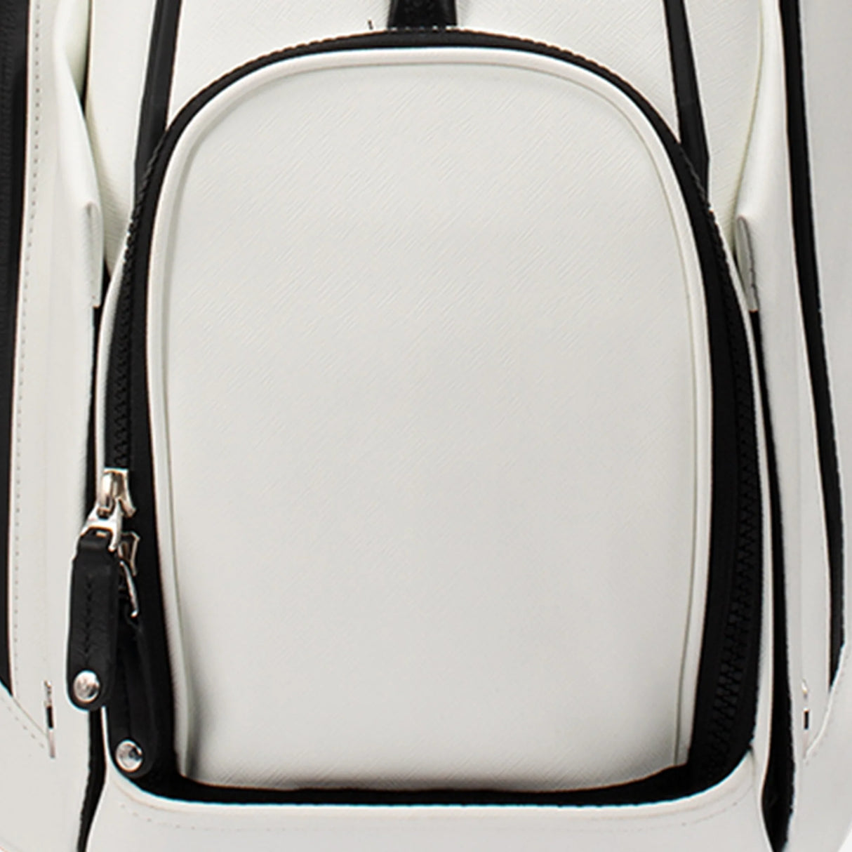 VESSEL Lux Stand Golf Bag - Crosshatch White