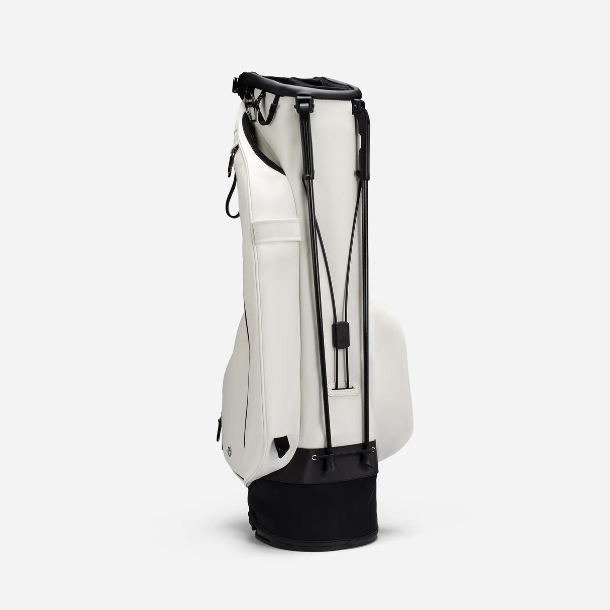 VESSEL Lux Stand Golf Bag - Crosshatch White