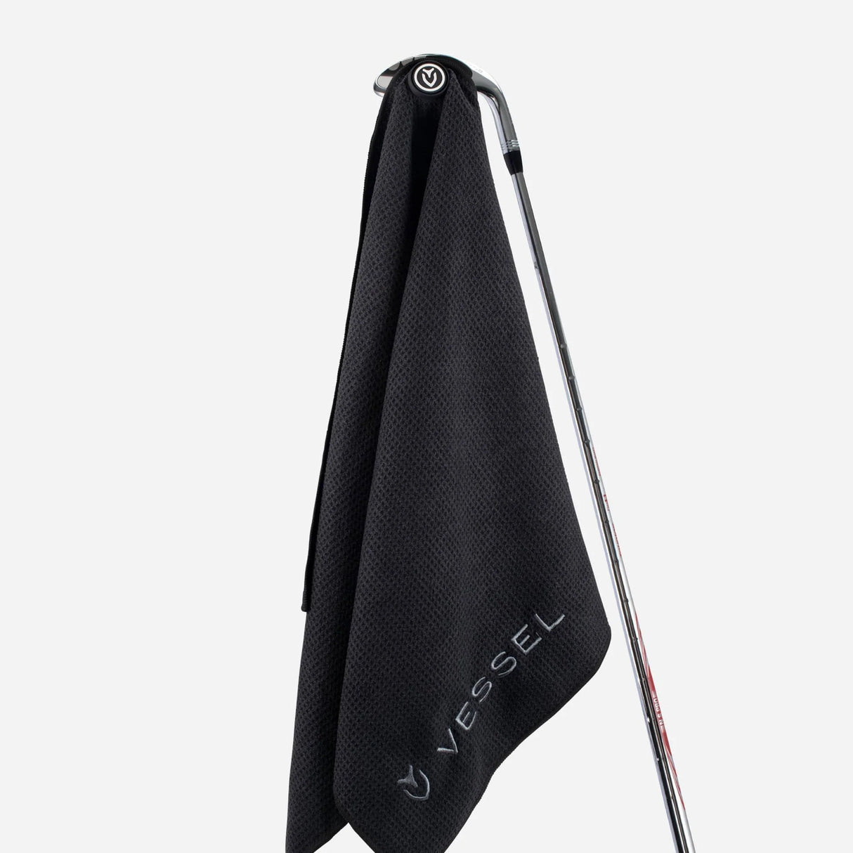 VESSEL Magnetic Golf Towel 20" x 40" - Black
