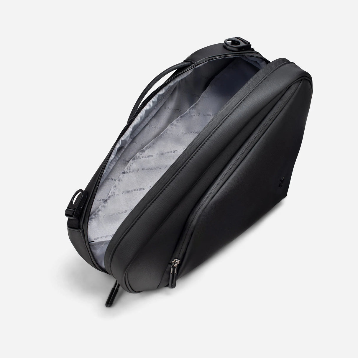 VESSEL Padel Racket Bag Lite – Pebbled Black