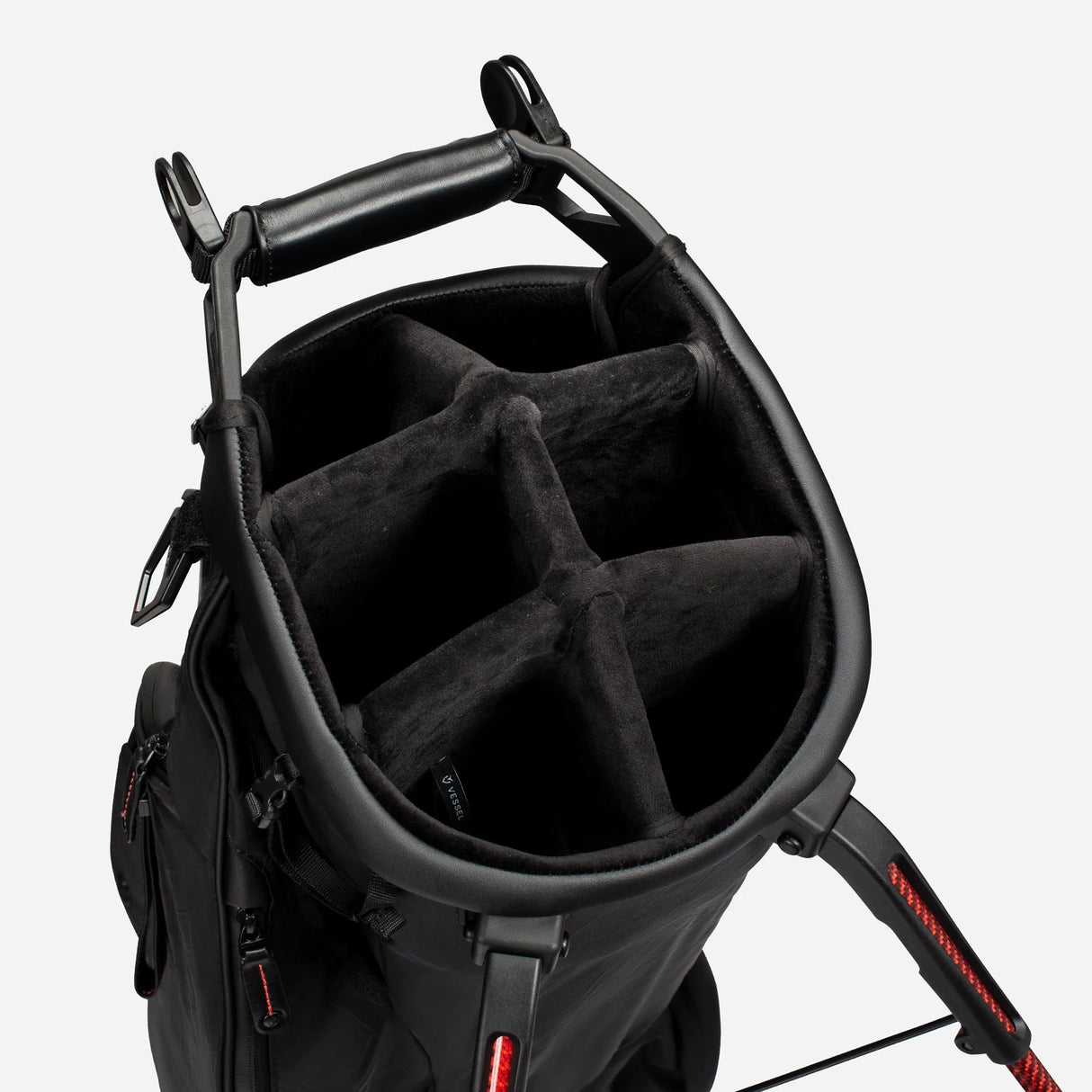 VESSEL Player V DXR Stand Golf Bag - DXR Black - 6 way top