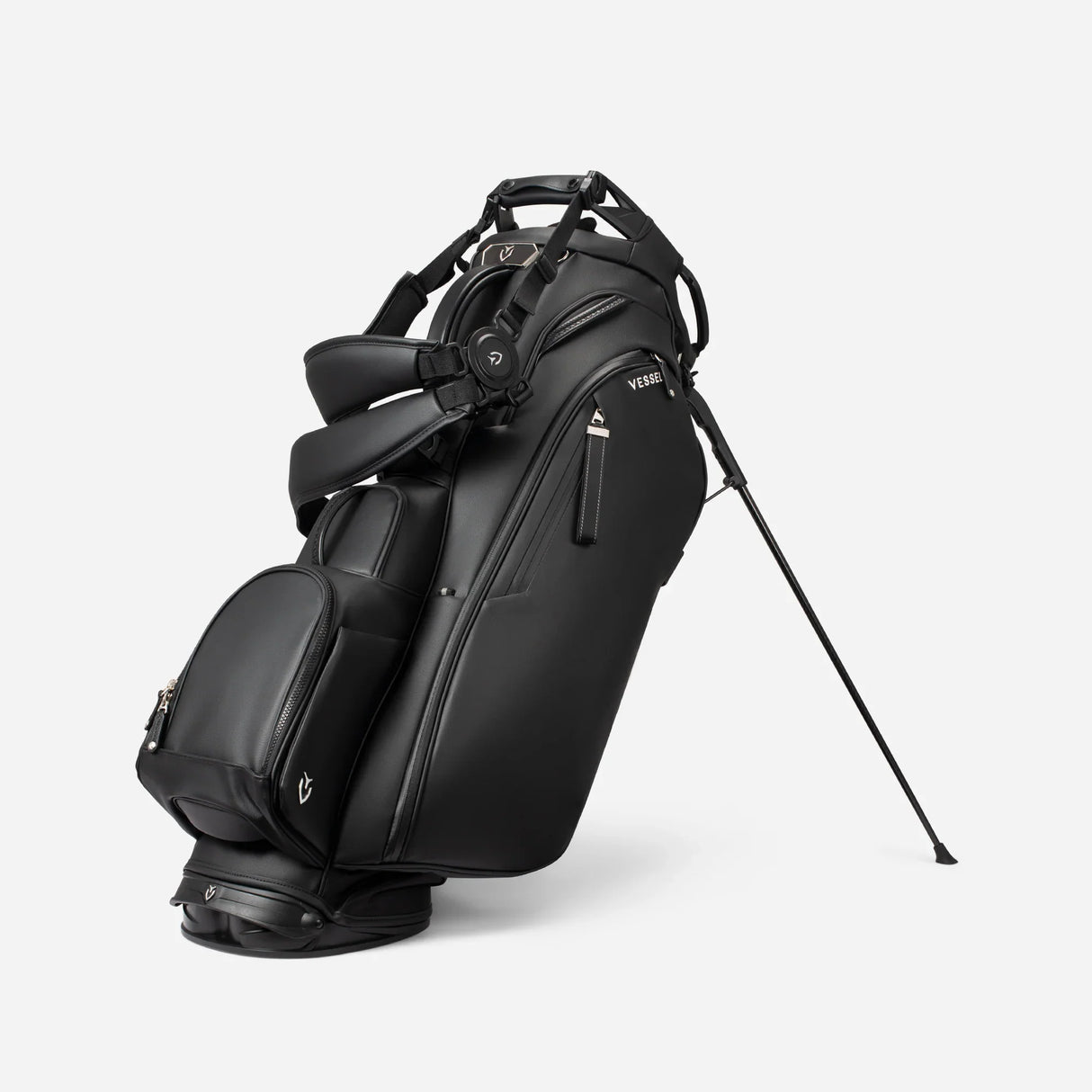 VESSEL Player V Pro Stand Golf Bag - Pebbled Black