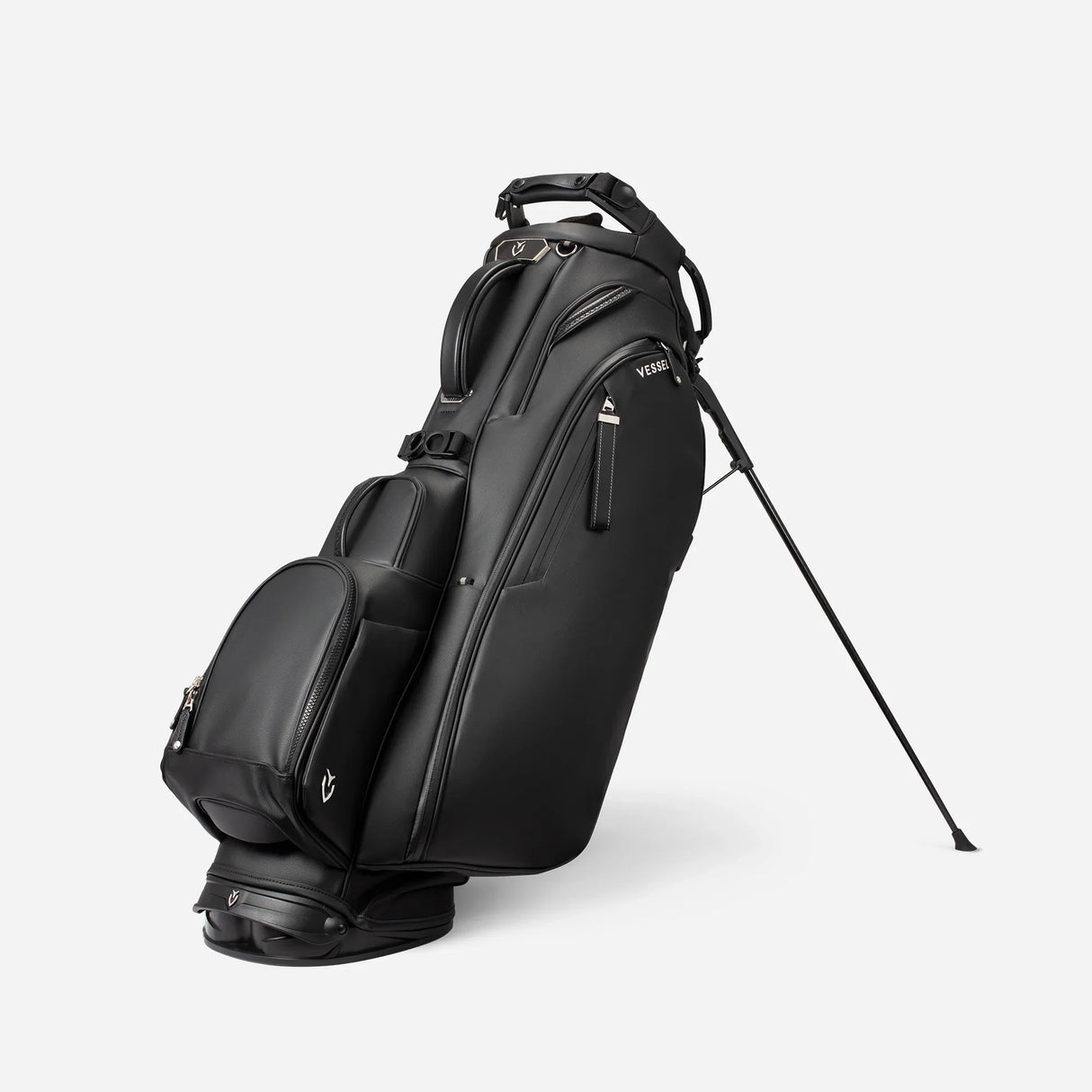 VESSEL Player V Pro Stand Golf Bag - Pebbled Black