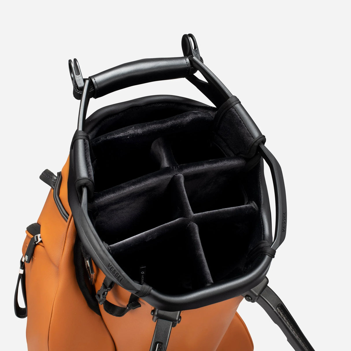 VESSEL Player V Pro Stand Golf Bag - Heritage Brown - 7 Way Divider Top