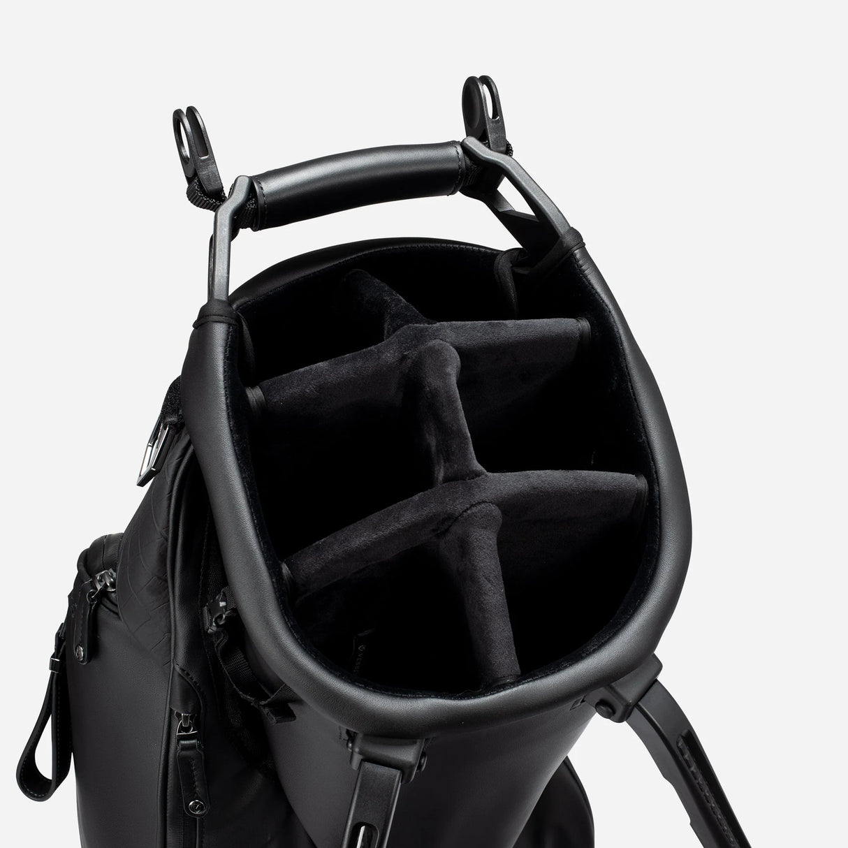 VESSEL Player V Stand Golf Bag - Croc Black - 6 Way Divider Top