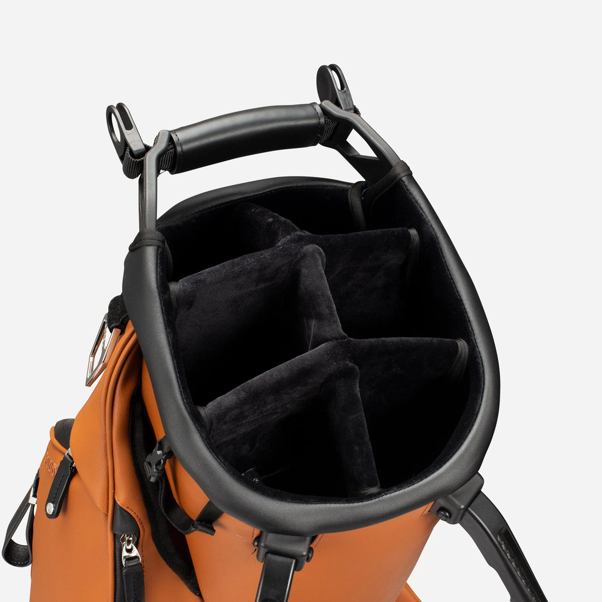 VESSEL Player V Stand Golf Bag - Heritage Brown - 6 Way Divider Top