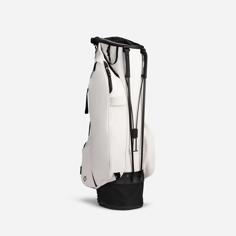 VESSEL Player V Stand Golf Bag - Pebbled White
