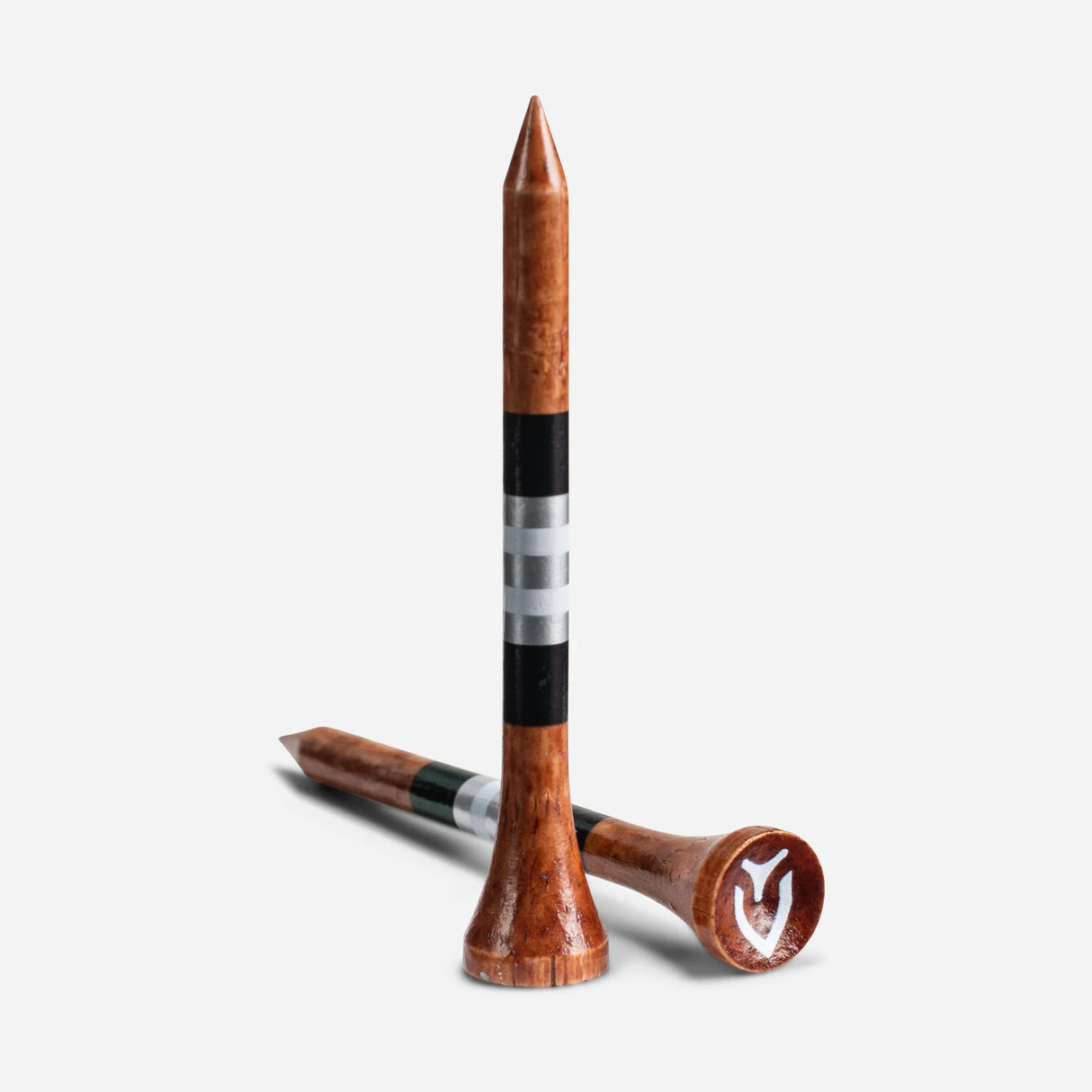 VESSEL Premium Bamboo Golf Tees - 2¾" (70mm) Close Up