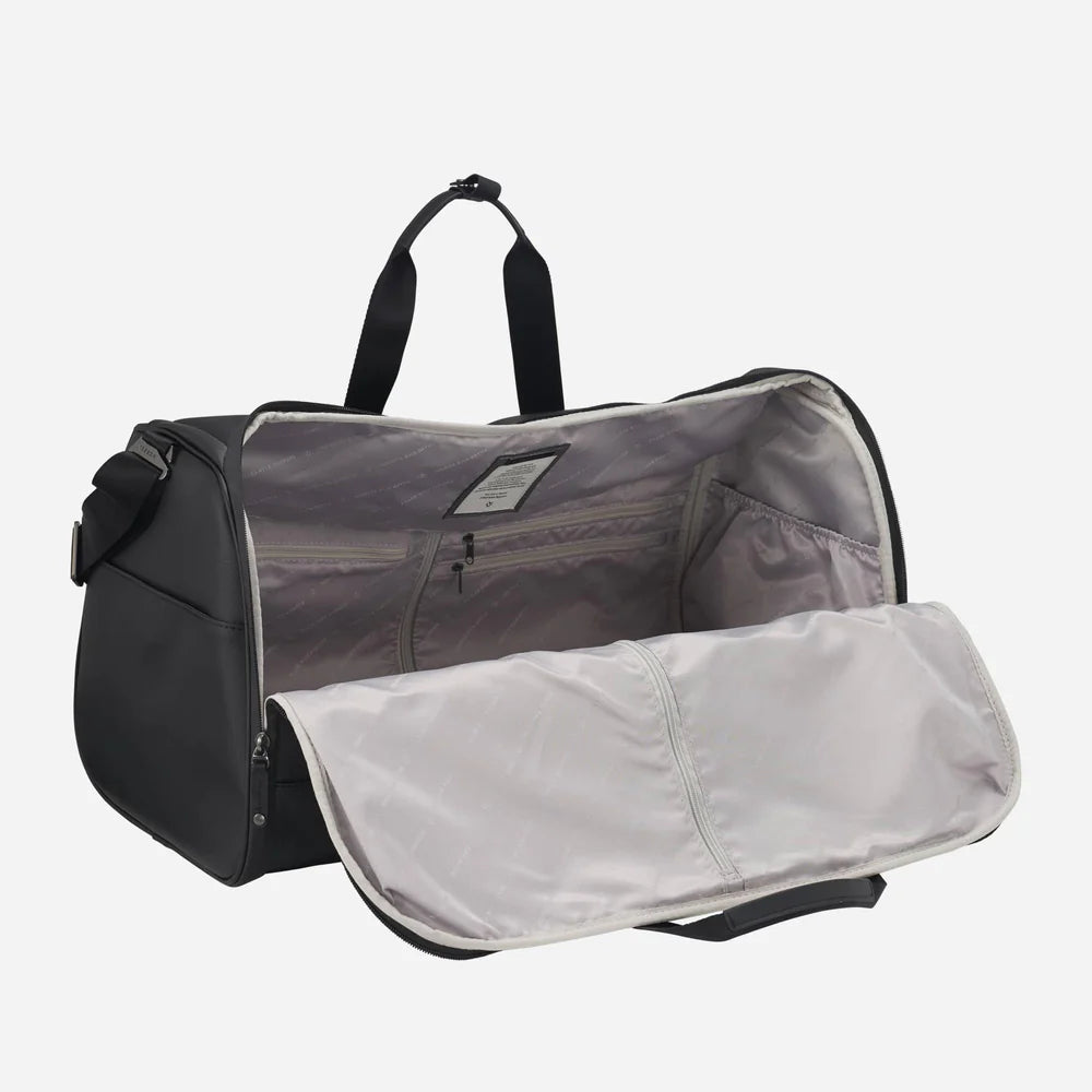 VESSEL Signature Garment Duffel Bag - Pebbled Black