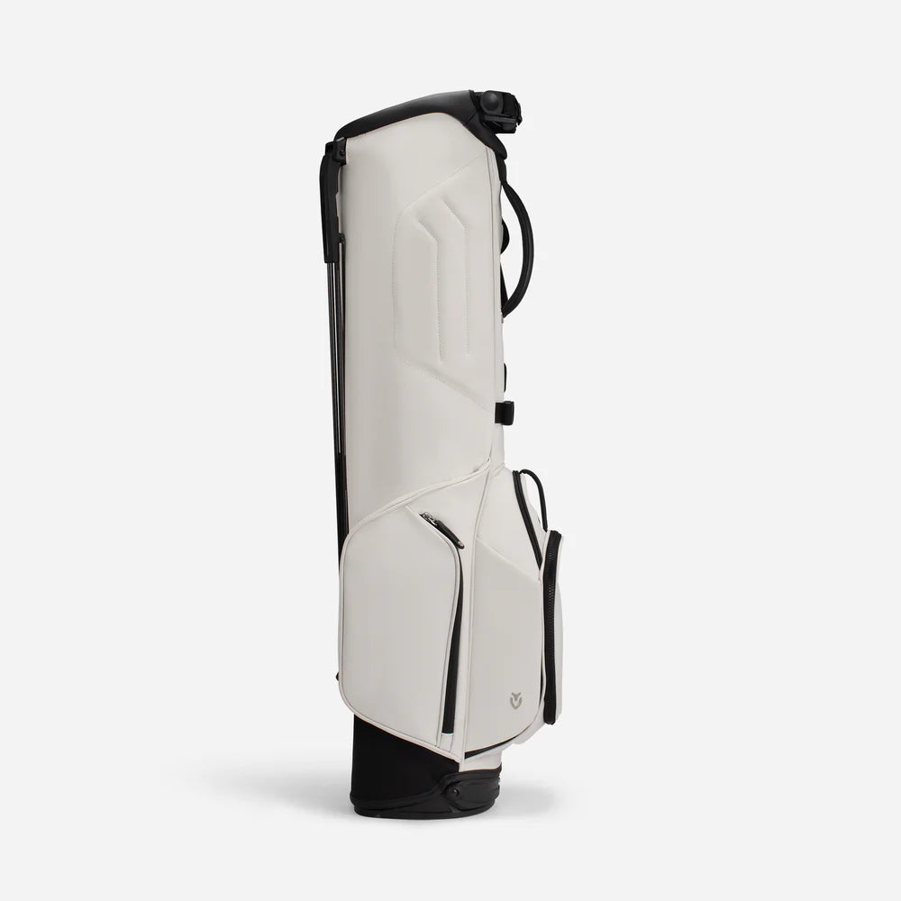 VESSEL Sunday IV Stand Golf Bag – Pebbled White
