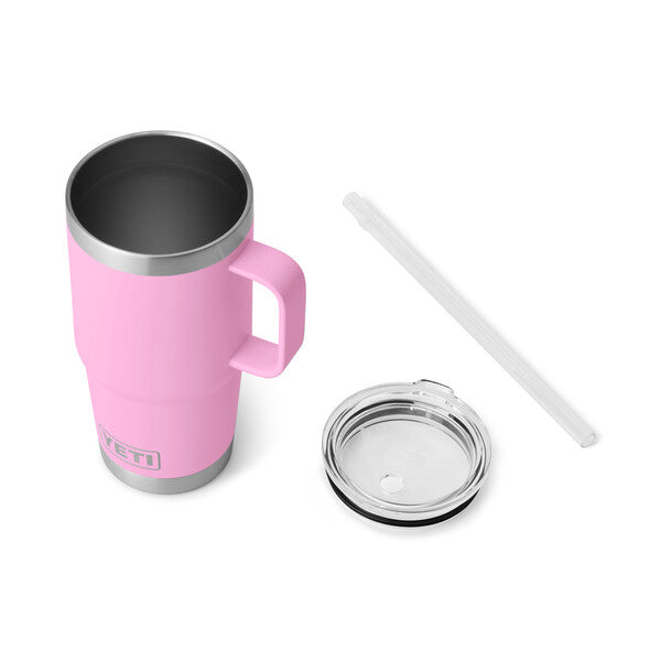 YETI Rambler 25 OZ (739ml) Straw Mug With Straw Lid - Power Pink