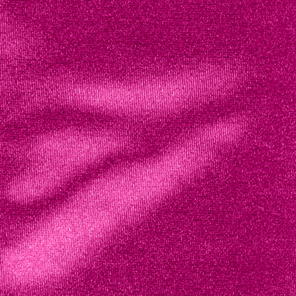 Women's long opera satin gloves in fuchsia - close up of the satin material