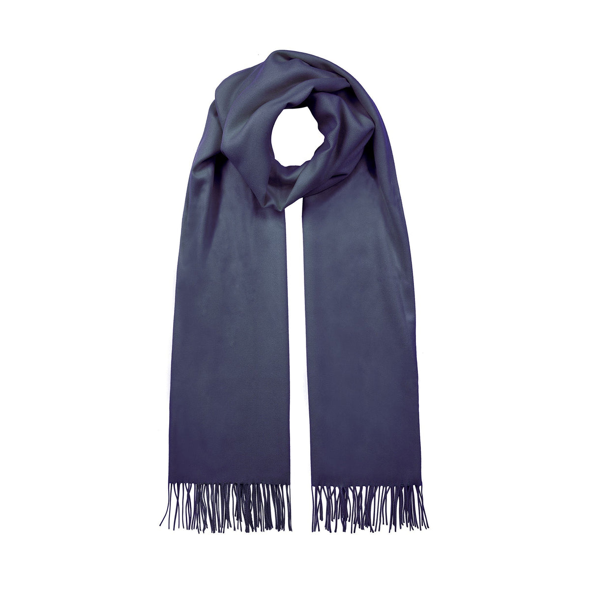 Women's pashmina shawl in navy