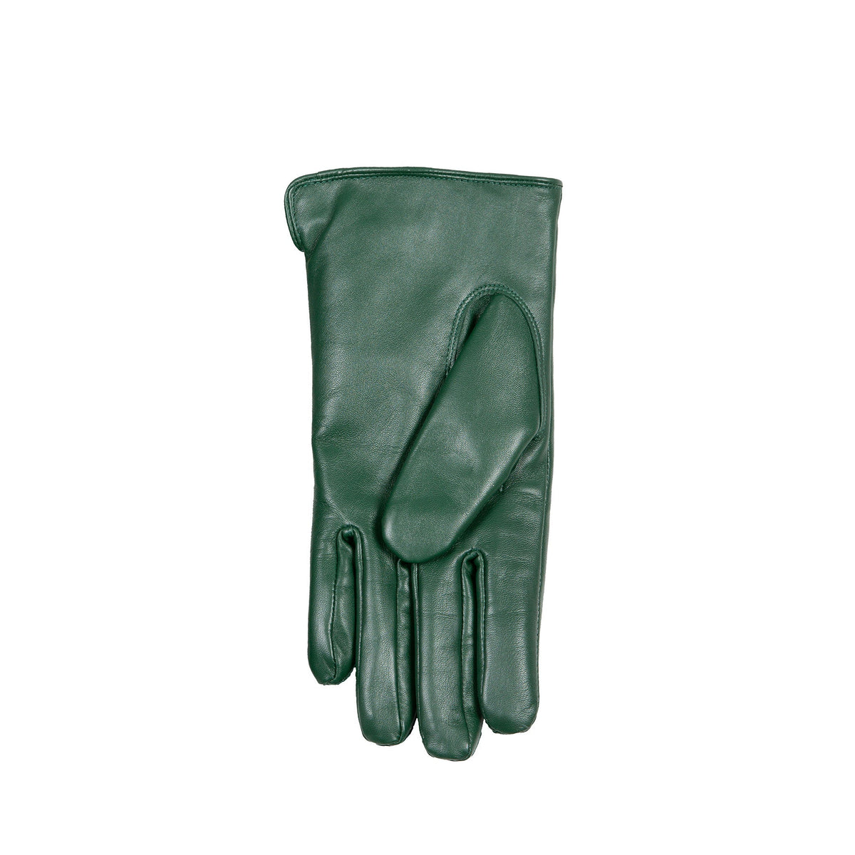 Women's Forest Touchscreen Single Point Faux Fur Lined Leather Gloves Left Hand