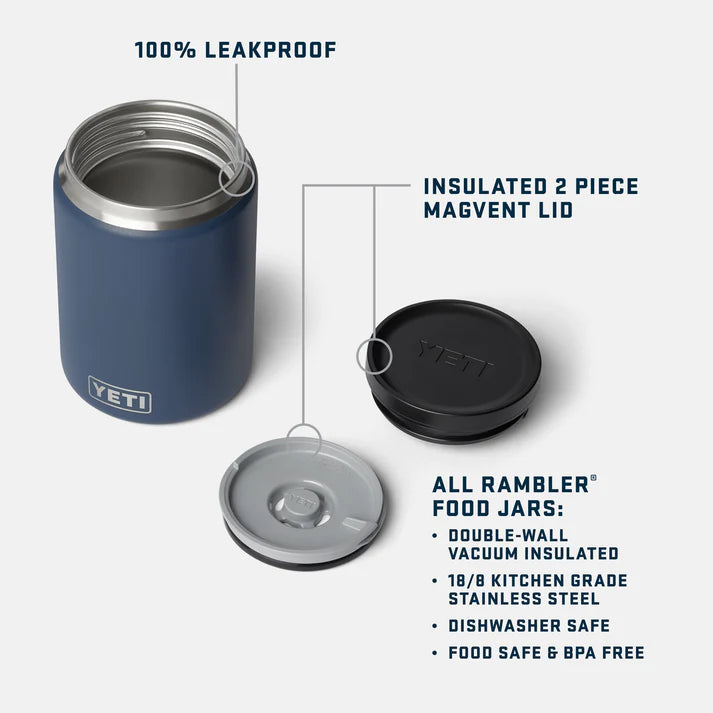 YETI 24 oz (710 ml) Insulated Food Jar - Navy