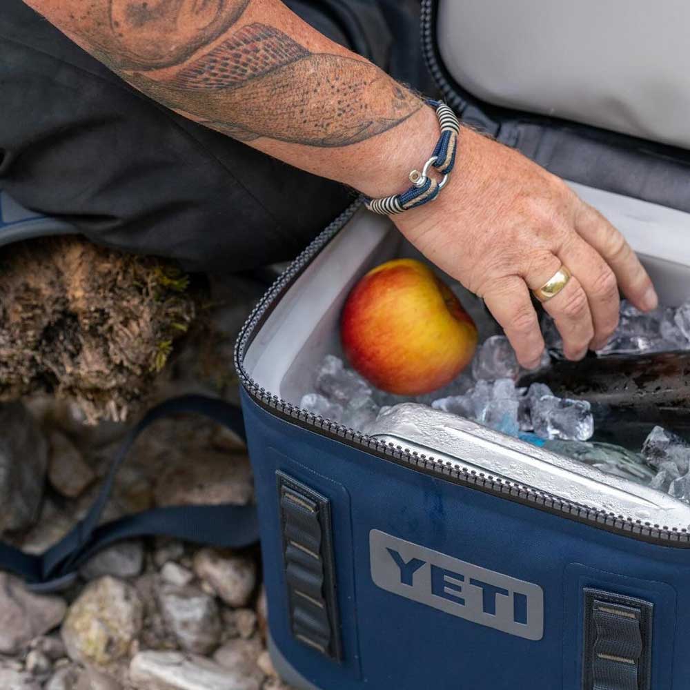 YETI Hopper Flip 8 Waterproof Leakproof Fabric Cooler Bag - Navy