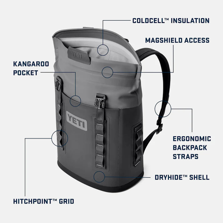 YETI Hopper M12 Backpack Soft Cooler - Features