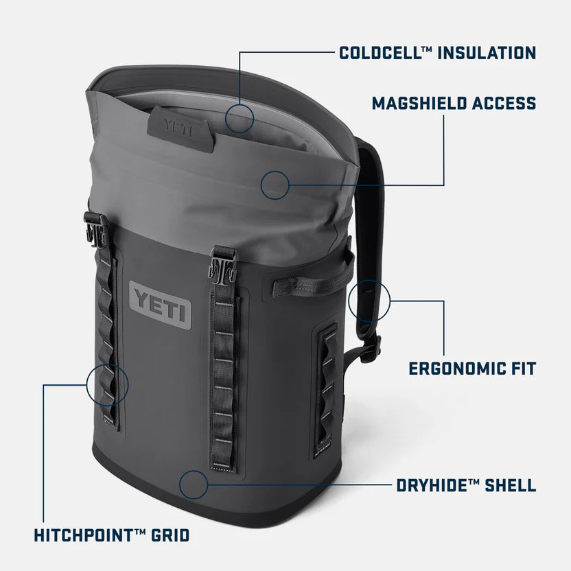 YETI Hopper M20 Backpack Soft Cooler - Charcoal YETI