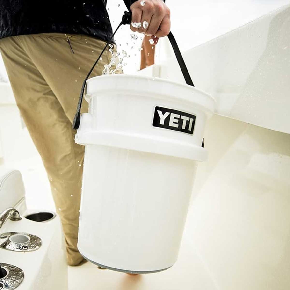 YETI Loadout 5 Gallon Bucket - White