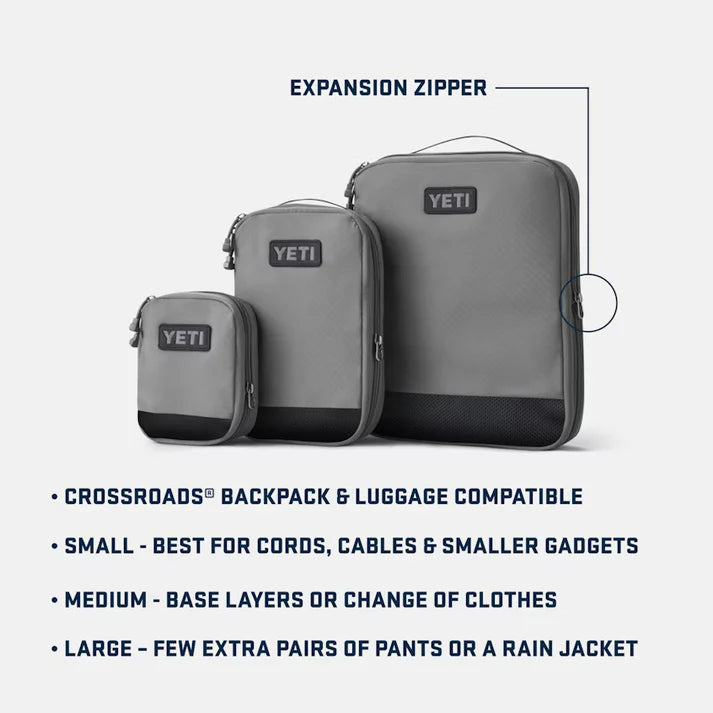 YETI Packing Cubes - Small, Medium & Large