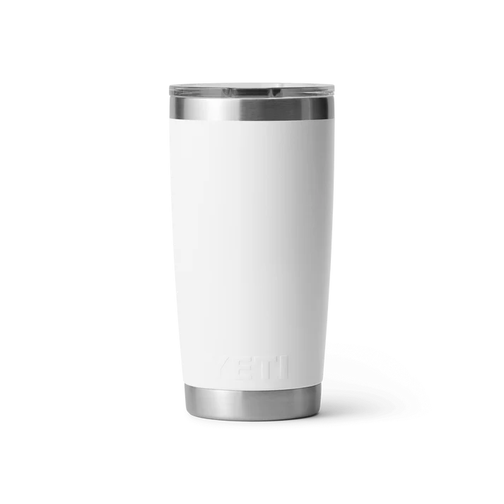 YETI Rambler 20 OZ (591ml) Tumbler With Magslider Lid - White