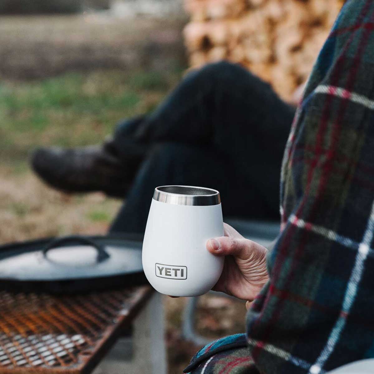 YETI Rambler 10 OZ (296ml) Wine Tumbler With Magslider Lid - White